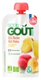 Good Goût Peach-Pear, Organic, for Babies 4 Months and Up, 120 g
