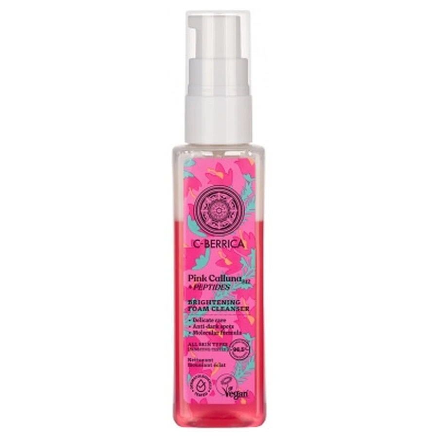 Natura Siberica C-Berrica, limpiador espumoso iluminador, 150 ml