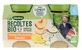 Blédina Organic Harvests: Apples, Nectarines, and Bananas—For Babies 6 Months and Up—Organic—2 Jars