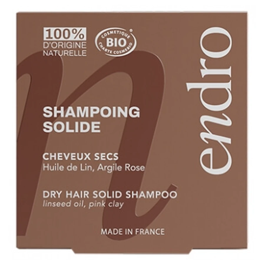 Endro Organic Solid Shampoo for Dry Hair, 80 ml