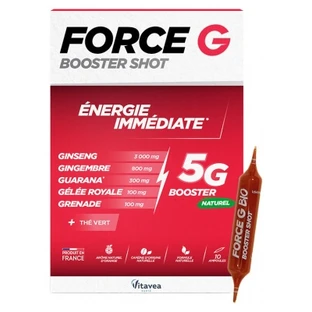 Vitavea Force G Booster Shot: Energía instantánea, 10 viales