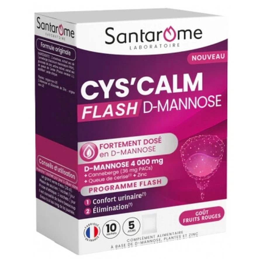 Santarome Cys'calm Flash D-manosa, 10 sobres