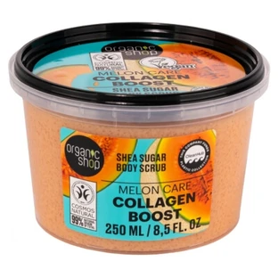 Organic Shop Body Scrub Collagen Boost Melon 250 ml