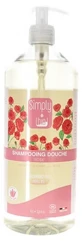 Simply Bio biologische rozen-shampoo en douchegel, 1 l