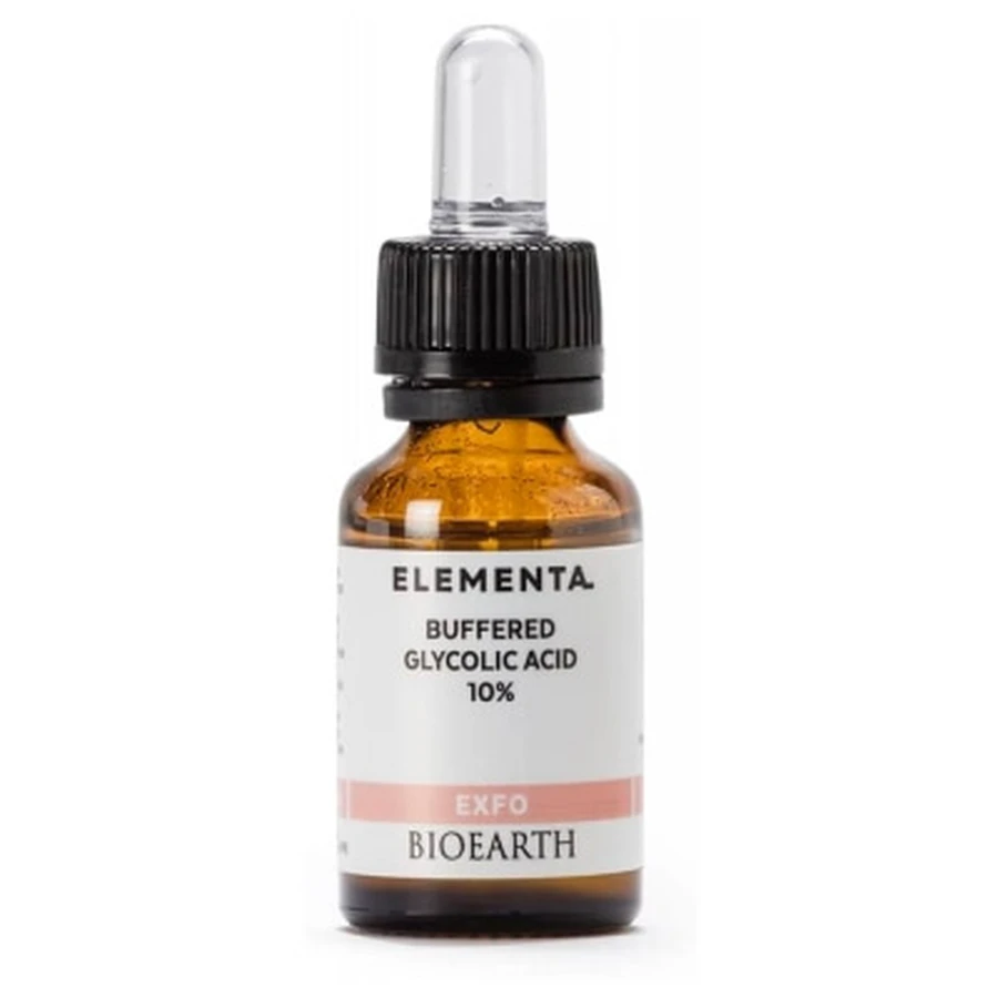 Bioearth Elementa Exfo: solución concentrada de ácido glicólico al 10 %, 15 ml
