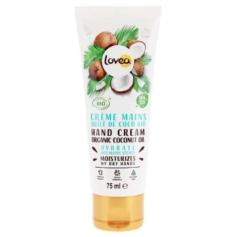 Lovea Organic Coconut Oil Hand Cream 75 ml