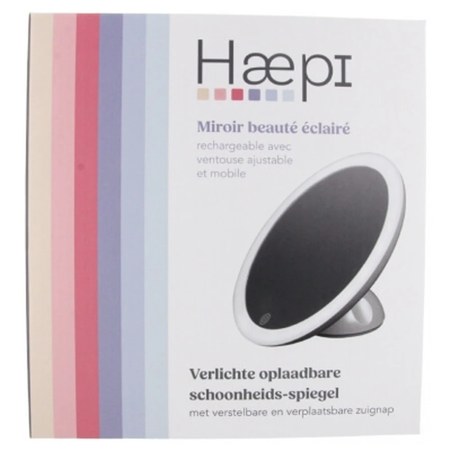 Haepi verlichte make-upspiegel