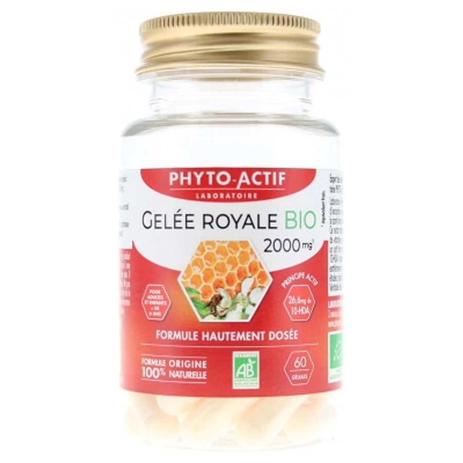 Phyto-Actif Pappa Reale Biologica 2000 mg, 60 capsule