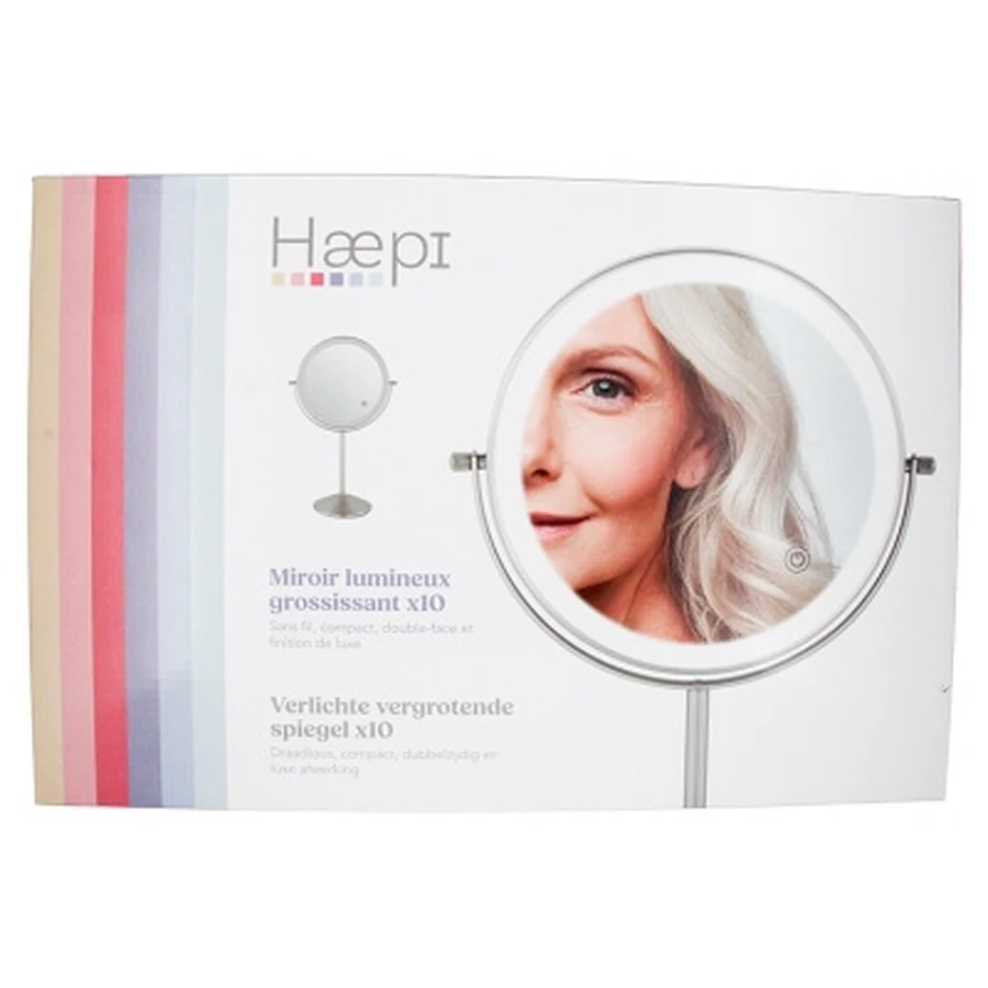 Haepi vergrotende spiegel met verlichting (10x) x1