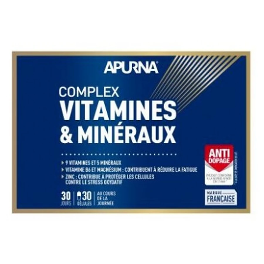 Apurna Vitamin- und Mineralstoffkomplex, 30 Kapseln