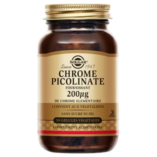 Solgar Chromium Picolinate 200 µg, 90 Vegetarian Capsules