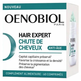 Oenobiol Hair Expert Anti-Aging-Behandlung gegen Haarausfall, 60 Tabletten