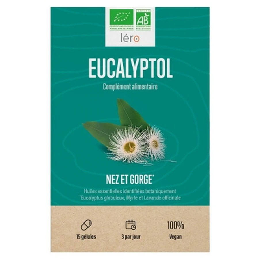 Léro Biologisch Eucalyptol 15 capsules