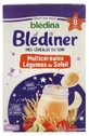 Blédina Blédîner My Evening Cereal: Mehrkorn mit sonnengereiftem Gemüse, ab dem 2. Lebensmonat, 240 g