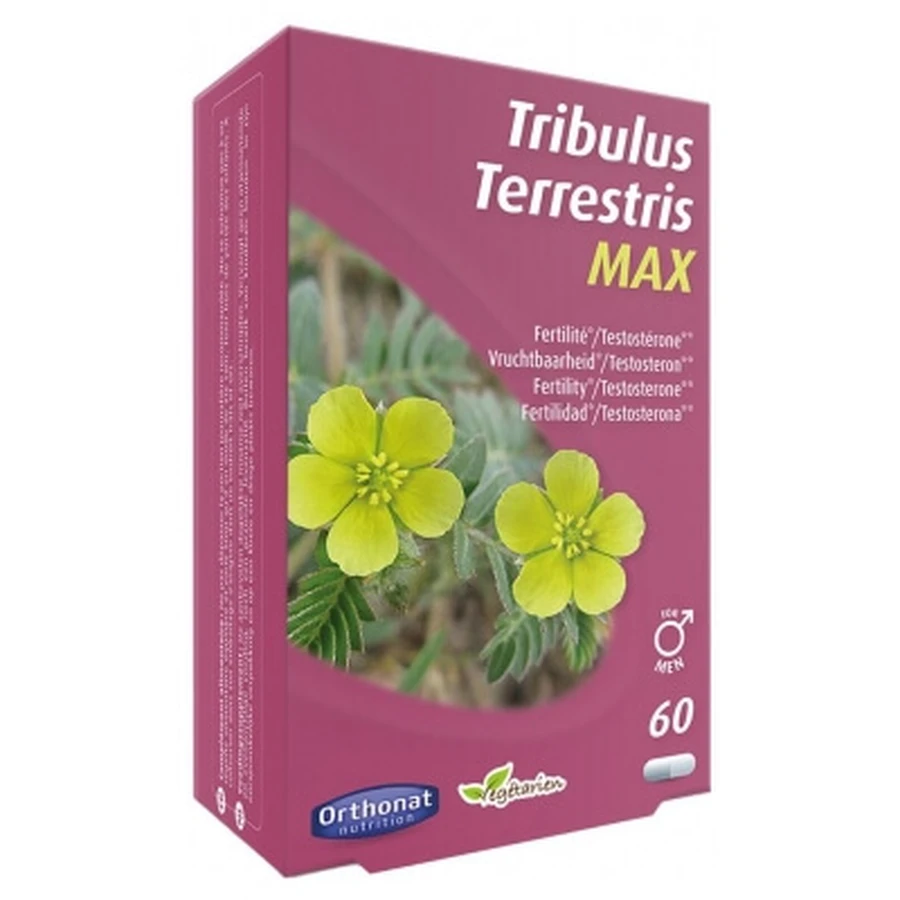 Orthonat Tribulus Terrestris Max Fertility para hombres, 60 cápsulas