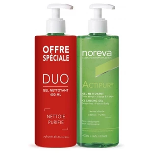 Noreva Actipur Dermo-reinigingsgel, 2-pack (elk 400 ml)