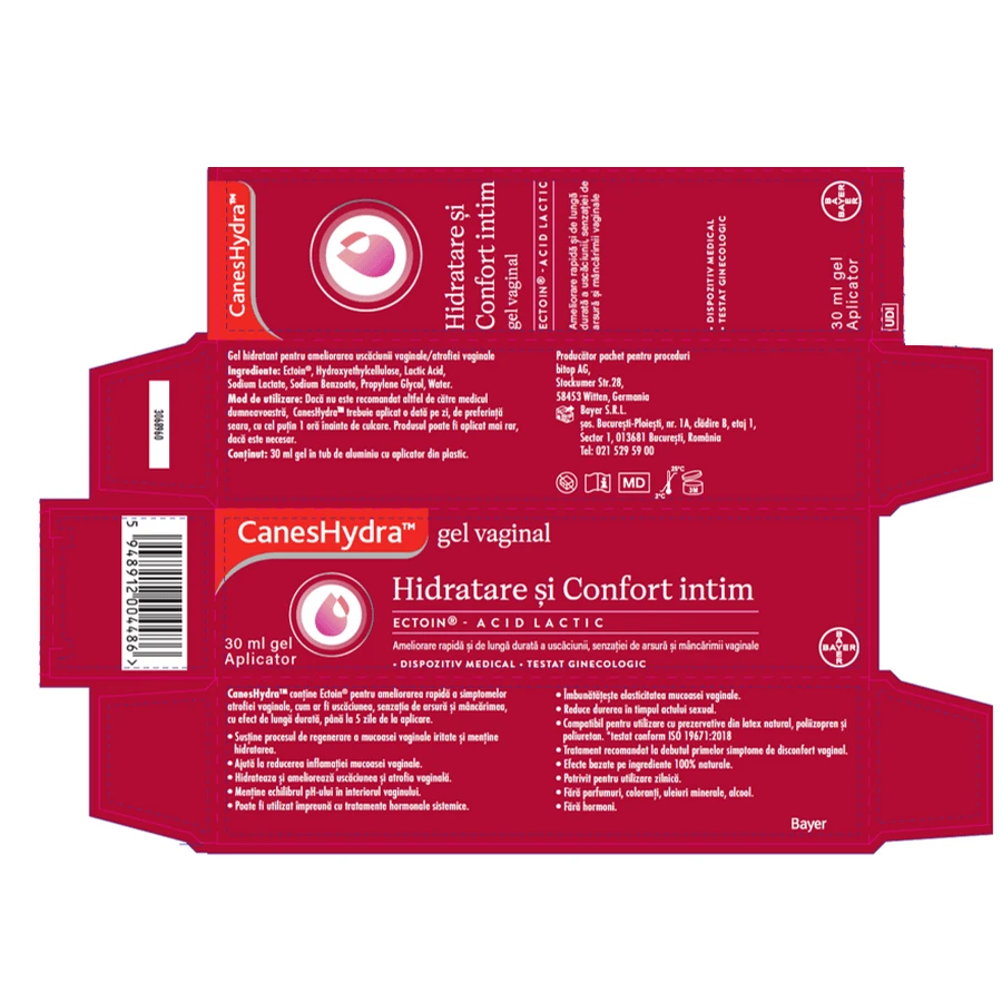 CanesHydra vaginale gel, 30 ml, Bayer