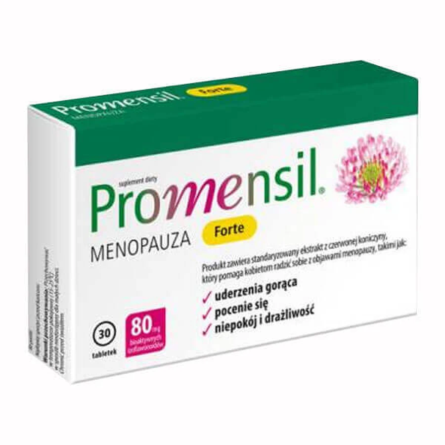 Promensil Forte Menopause, 2x30 tablets