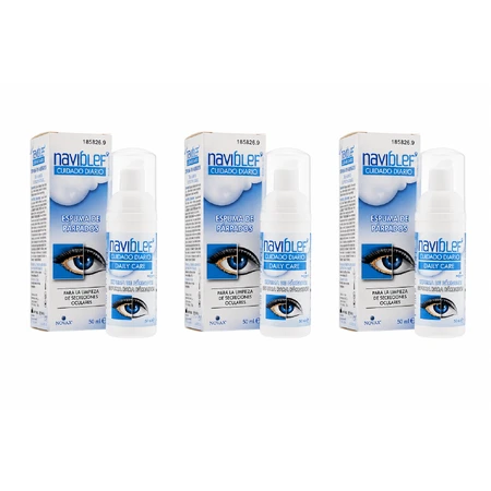Novax Naviblef Schaum zur täglichen Augenlidpflege, 3 x 50 ml