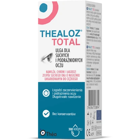 Thealoz Total, Augentropfen, 4 × 10 ml