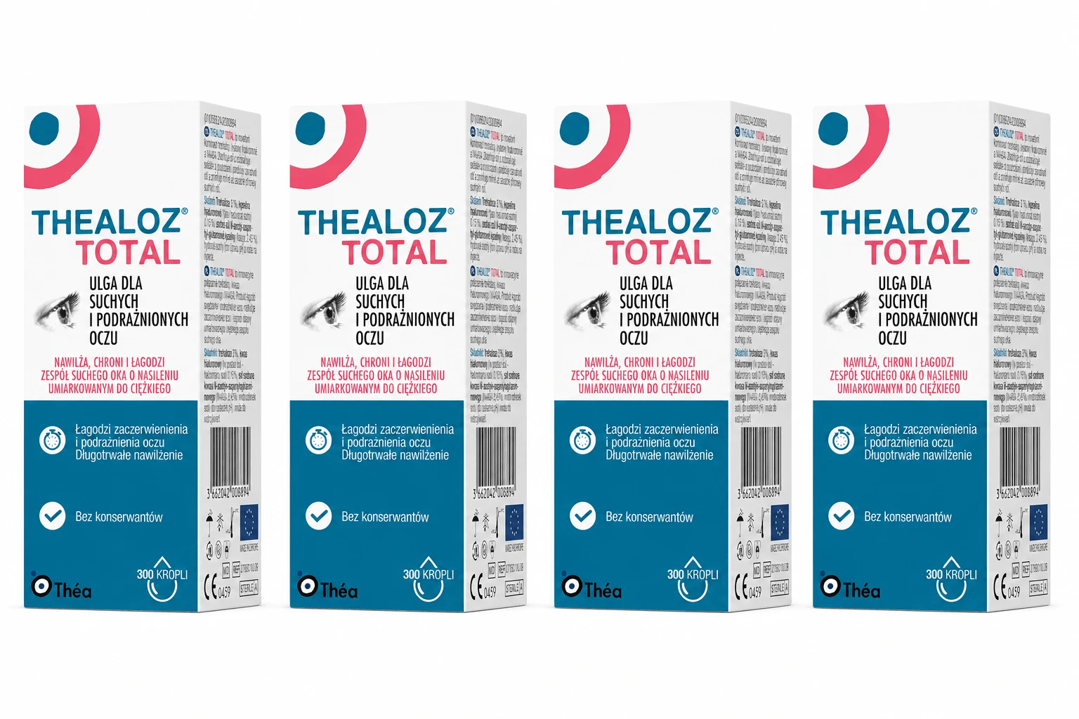Thealoz Total, eye drops, 4x10 ml