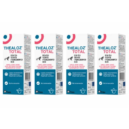 Thealoz Total, Augentropfen, 4 × 10 ml