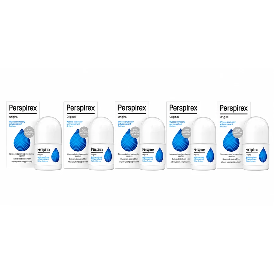 Perspirex Original 5x20 ml, roll-on antiperspirant