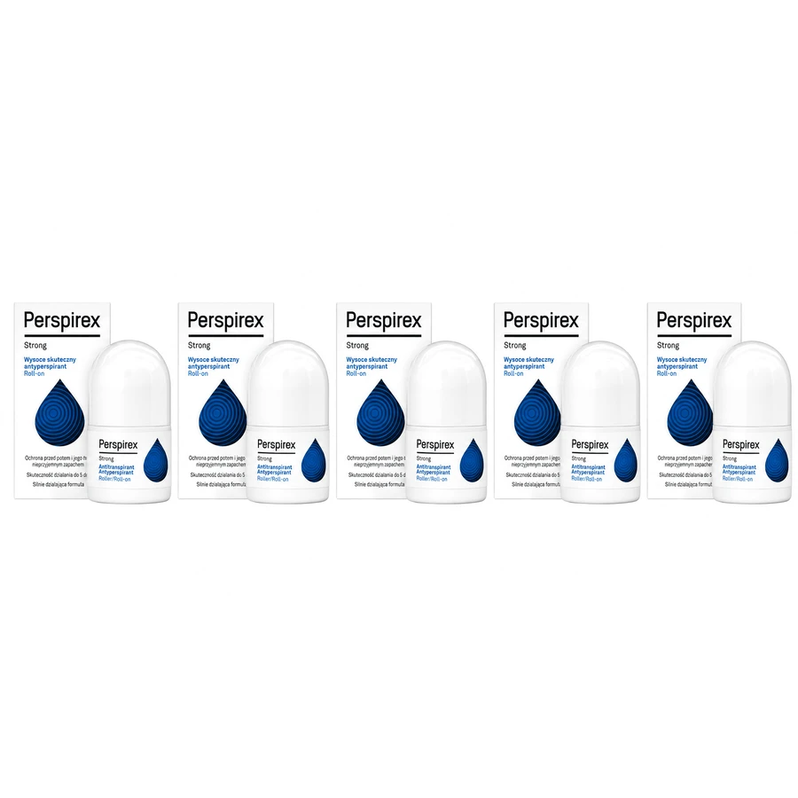 Perspirex Strong 5 × 20 ml Roll-On-Antitranspirant