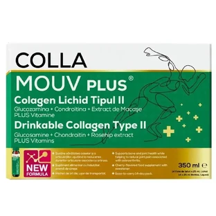 CollaMouv Plus Colágeno, Glucosamina y Condroitina (Bebida concentrada) 14 x 25 ml, BHW Bayerische Heilmittel