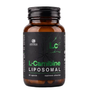 L-carnitine liposomale — 60 gélules contenant du L-tartrate de L-carnitine sous forme liposomale, pour favoriser l'énergie, le métabolisme et les performances physiques