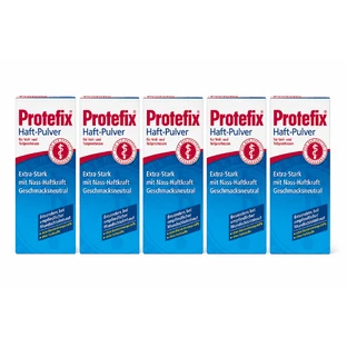 Protefix Adhesive Powder, 5 x 50 g