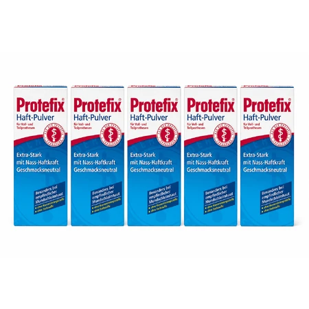 Protefix-Klebstoffpulver, 5 x 50 g
