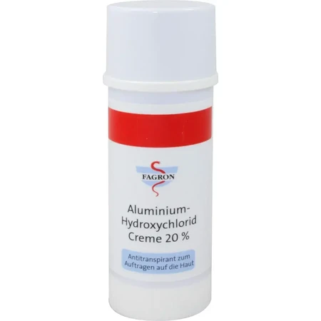 Crema de clorhidrato de aluminio al 20 %, Fagron, 3 x 50 ml