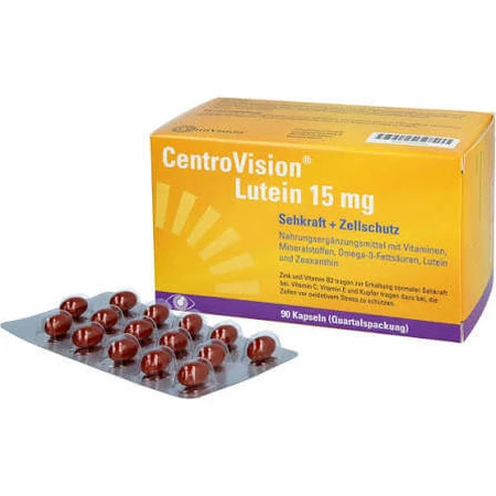 CentroVision Lutein 15 mg, 2 x 90 capsules
