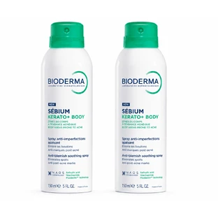 Sebium Kerato+ Körperspray, 2 × 150 ml, Bioderma 