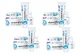Miradent Mirasensitive Hap+ Toothpaste, 4 x 50 ml