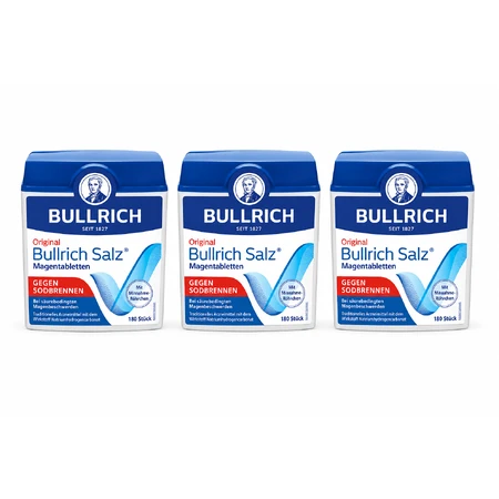 Bullrich Salt Tablets, 3 x 180 capsules