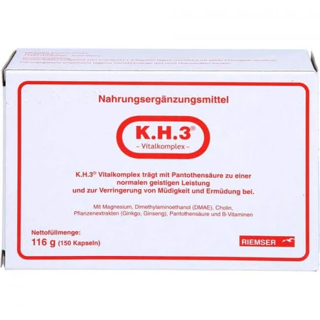 K.h.3 Vital Complex Cápsulas, 2 x 150 cápsulas