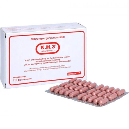 K.h.3 Vital Complex Cápsulas, 2 x 150 cápsulas