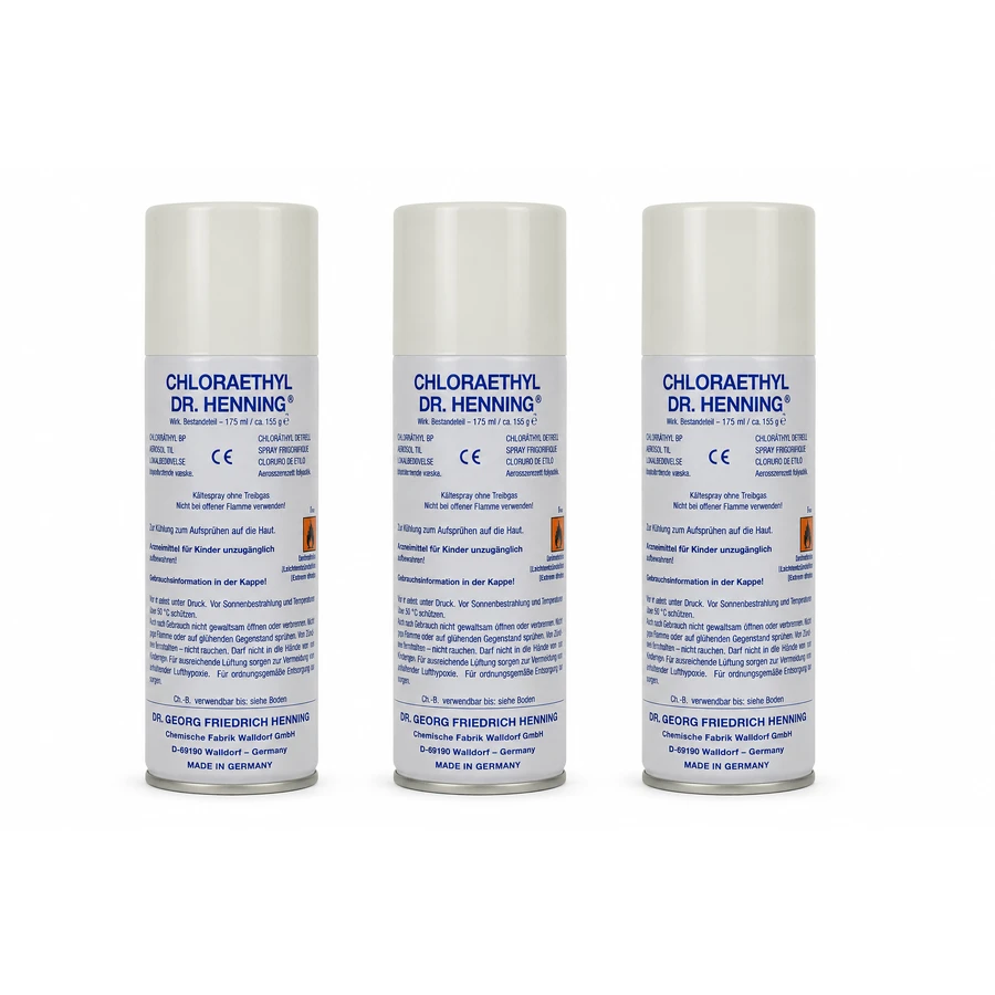 Cloraetil Dr. Henning, spray, 3x175 ml, no propellant