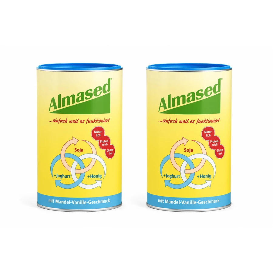 Almased met amandel-vanillesmaak 2x500 g