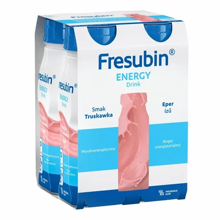 Fresubin Energy, sabor a fresa, 16 x 200 ml, Fresenius Kabi
