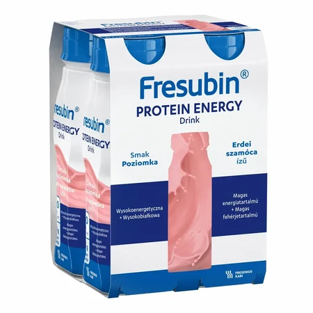 Fresubin Protein Energy, strawberry flavor, 24 x 200 ml, Fresenius Kabi