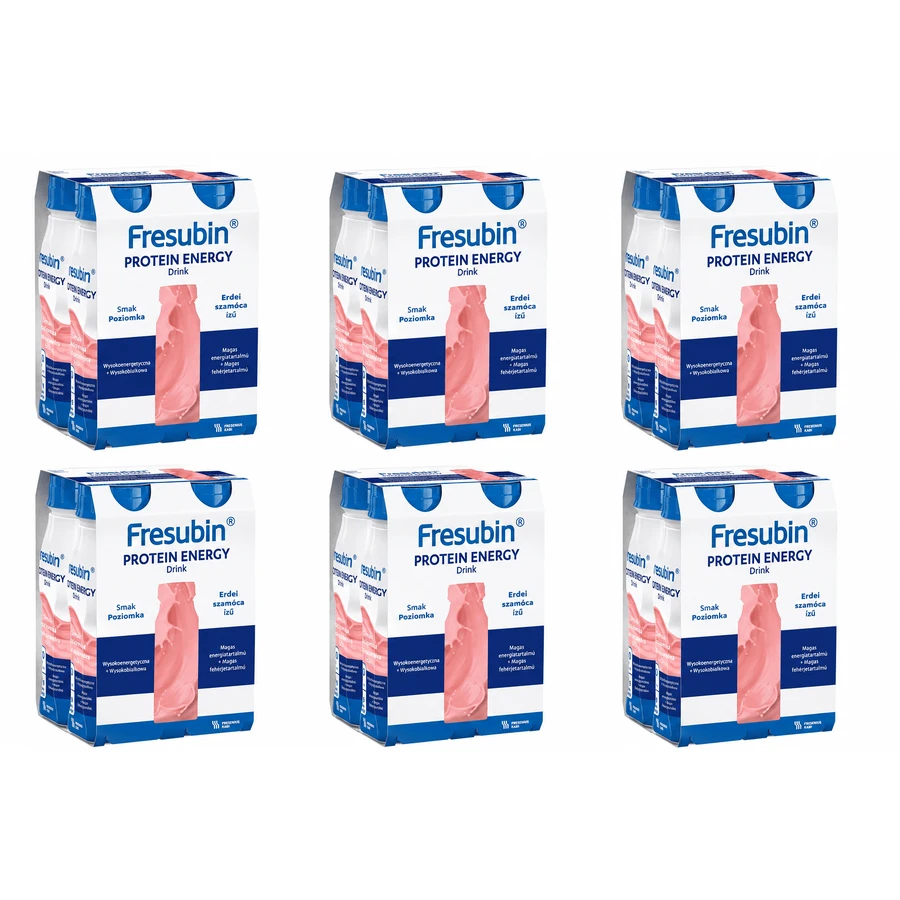 Fresubin Protein Energy, strawberry flavor, 24 x 200 ml, Fresenius Kabi