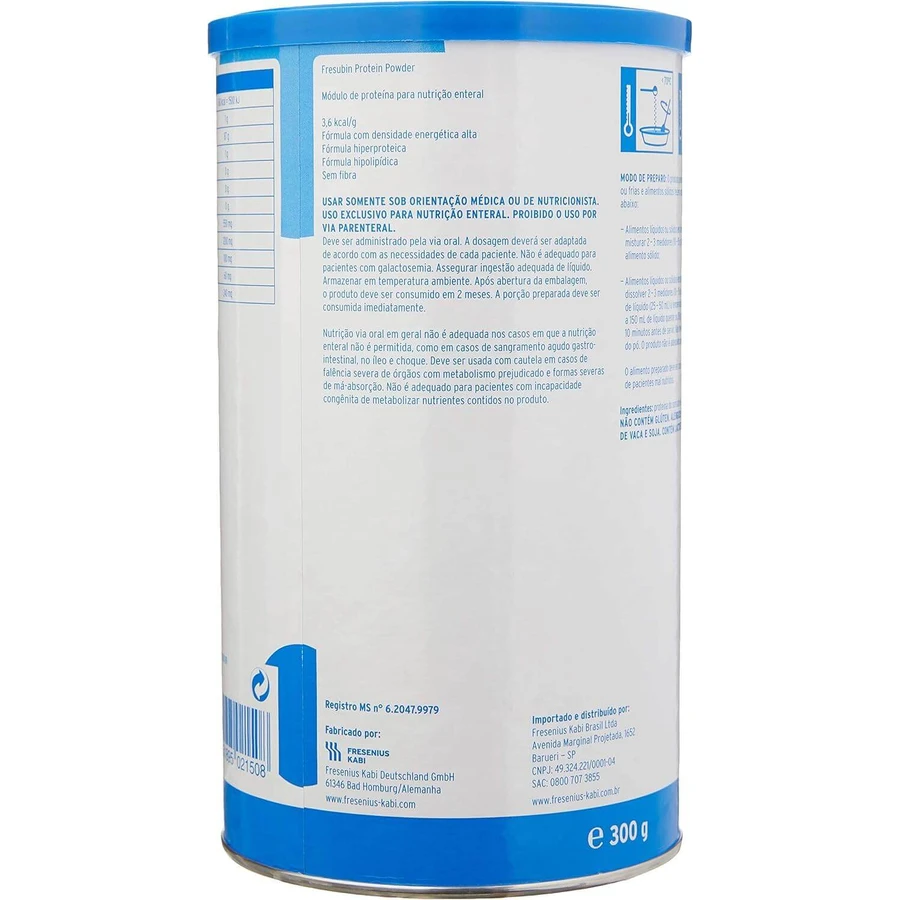 Fresubin Neutral Protein Powder, Gluten- and Lactose-Free, 2x300 g, Fresenius Kabi