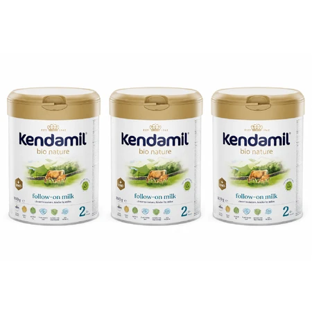 Kendamil Bio Nature 2 HMO+, 6 months and older, 3x800 g, Kendal Nutricare