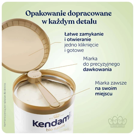 Kendamil Bio Nature 2 HMO+, 6 months and older, 3x800 g, Kendal Nutricare
