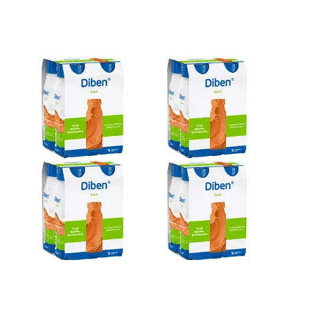 Diben Drink with apricot and peach flavor, 16x200 ml, Fresenius Kabi