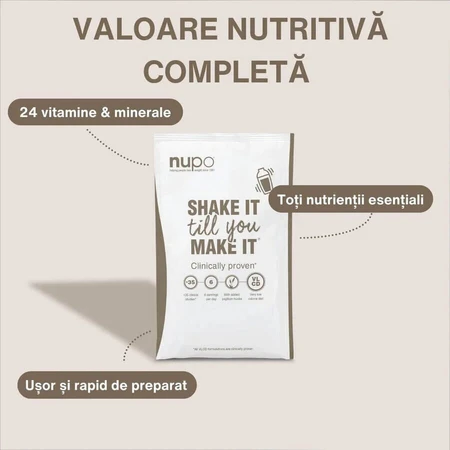Caffe Latte Diät-Shake, 12 Beutel à 32 g, Nupo