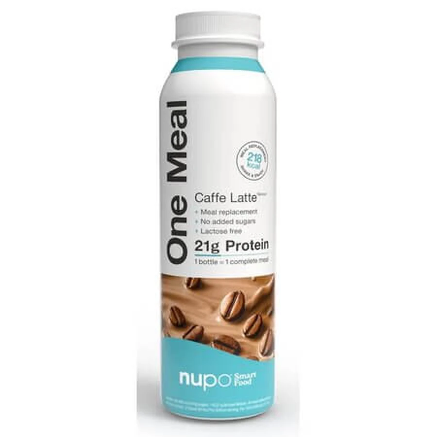 One Meal Shake mit Caffè-Latte-Geschmack, 330 ml, Nupo